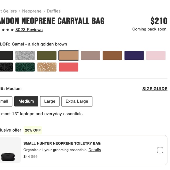 Dagne Dover | Landon | Medium | Camel - Picture 11 of 11